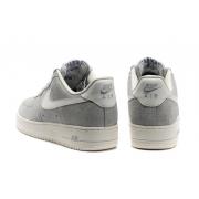 Chaussure Nike Air Force One Basse Gris Pas Cher Pour Homme